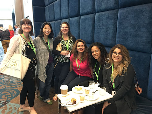 Dr. Gordon Christensen Course participants with goodies.